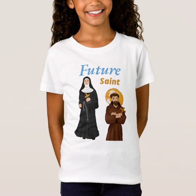 Framtidig helgon t shirt (Framsida)