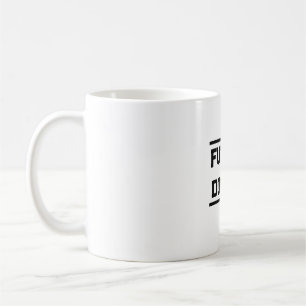 Framtidig Medicinsk Titel Minimal Textdesign Kaffemugg