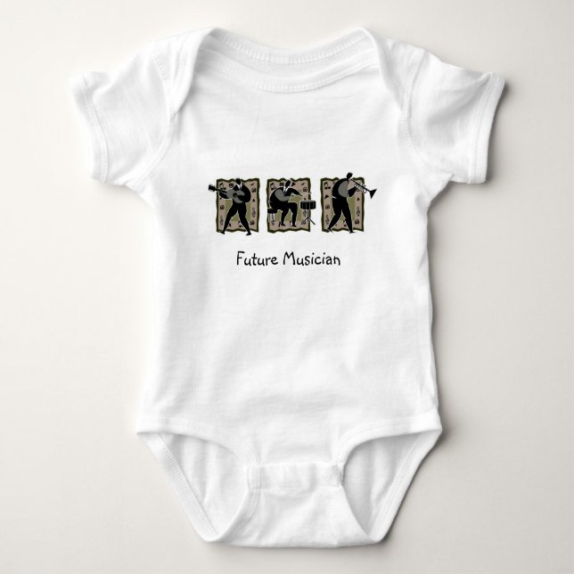 Framtidig Musiker T Shirt (Framsida)
