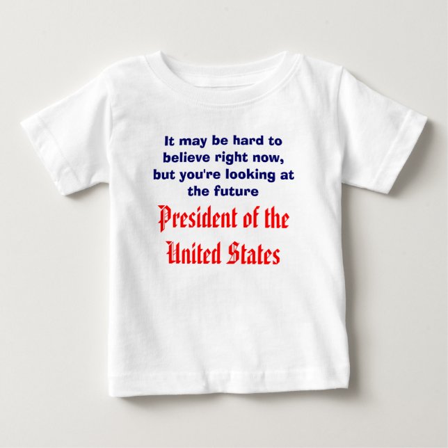 Framtidig President T Shirt (Framsida)