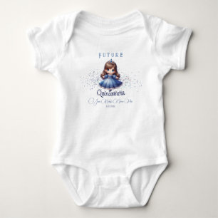 Framtidig Quinceañera Babyklänning – Blå klänning T Shirt