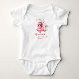 Framtidig Quinceañera Babyklänning – Rosa klänning T Shirt