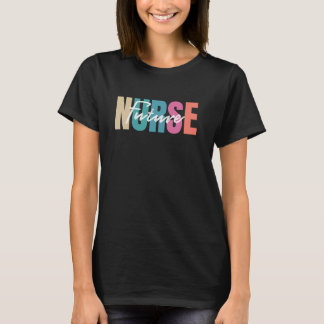 Framtidig Sjuksköterska Färgglad Inspirerande Sjuk T Shirt