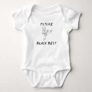 Framtidig svartbältes taekwondo karate t shirt