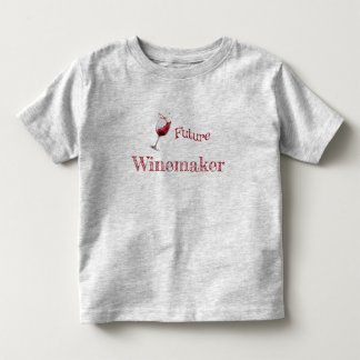 Framtidig Vinmakare Rolig Vinskål Barn T Shirt