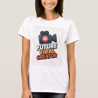 Framtidig Viral Skapare Rolig Sociala Medier Barn T Shirt