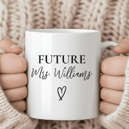 Framtidiga fru och herr Mug, personlig gåva inför Kaffemugg