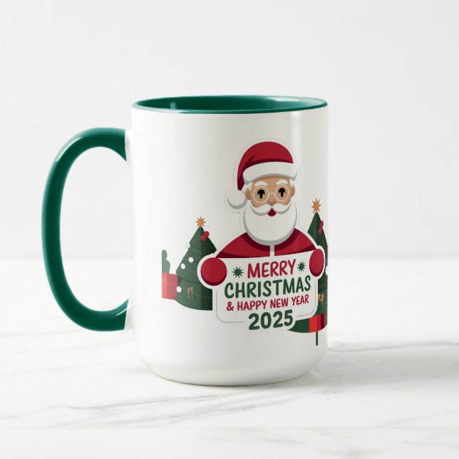 Framtidshorisont: Gott nytt år 2025 mugg (Vänster)