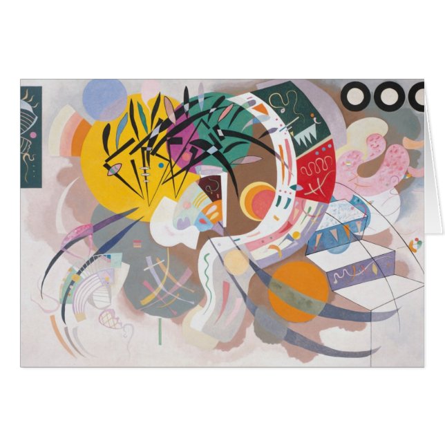 Framträdande bukta hälsningskort (Framsidan Horizontal)