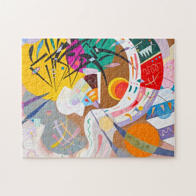 Framträdande Kandinsky buktar pussel (Horisontell)