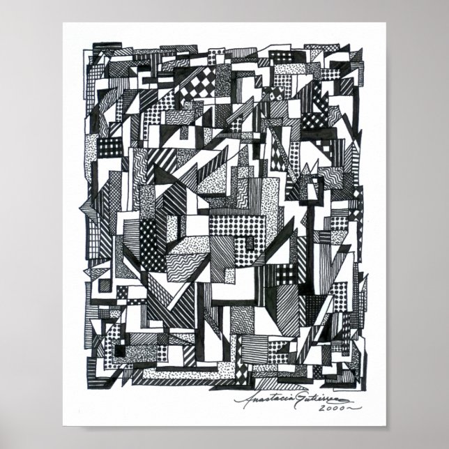 Framväxande geometri poster (Framsidan)