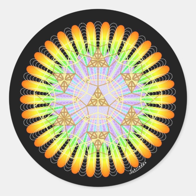 Framväxt Runt Klistermärke (Framsida)