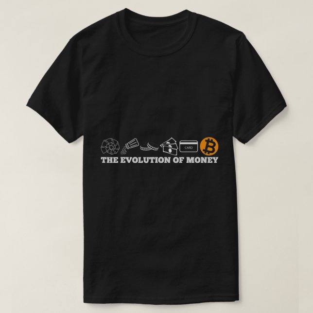 Framväxten av bitmyntkryptokryptocu t shirt (Design framsida)