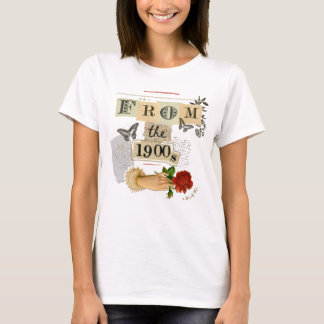 Från 1900-talets damer t shirt