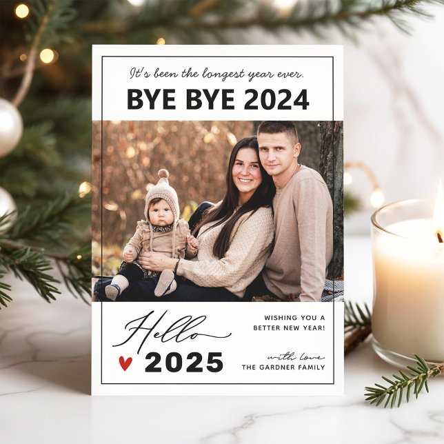 Från 2024:s slut till 2025:s första foto julkort (Skapare uppladdad)