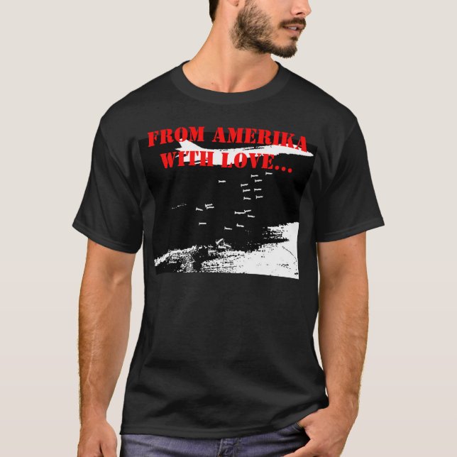 FRÅN AMERIKA MED KÄRLEK… T SHIRT (Framsida)