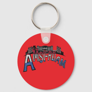Från Amsterdam med kärlek. Nyckelring