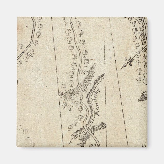 Från Annapolis till Hanover & Newcastle 73 Magnet (Framsidan)