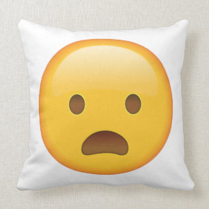 Från Ansikte med öppen mun - Emoji Kudde