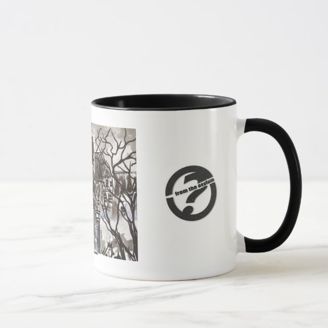 Från asylen asylmugg mugg (Höger)