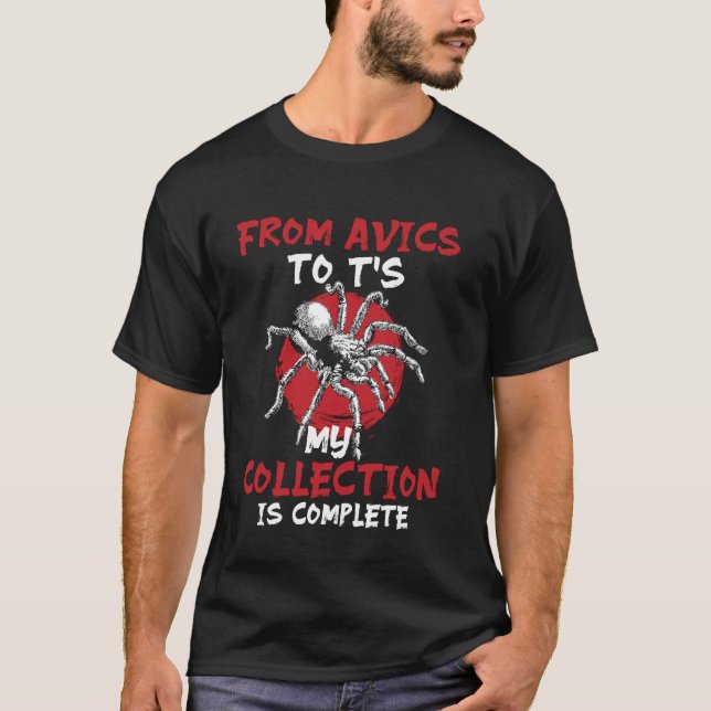 Från Avics till Ts Tarantula Fågelspindel T Shirt (Framsida)