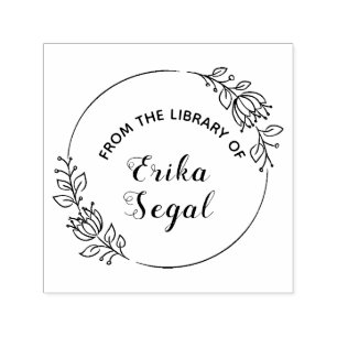 Från bibliotek av det beställnings- kranfrimärk självfärgande stämpel