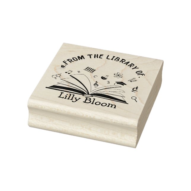 Från Bibliotek av - Personlig Namn Stämpel (Stämpel)
