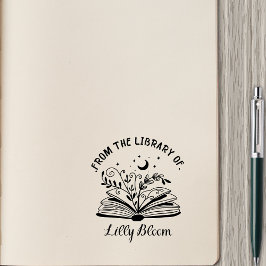 Från Bibliotek av - Personlig Namn Stämpel
