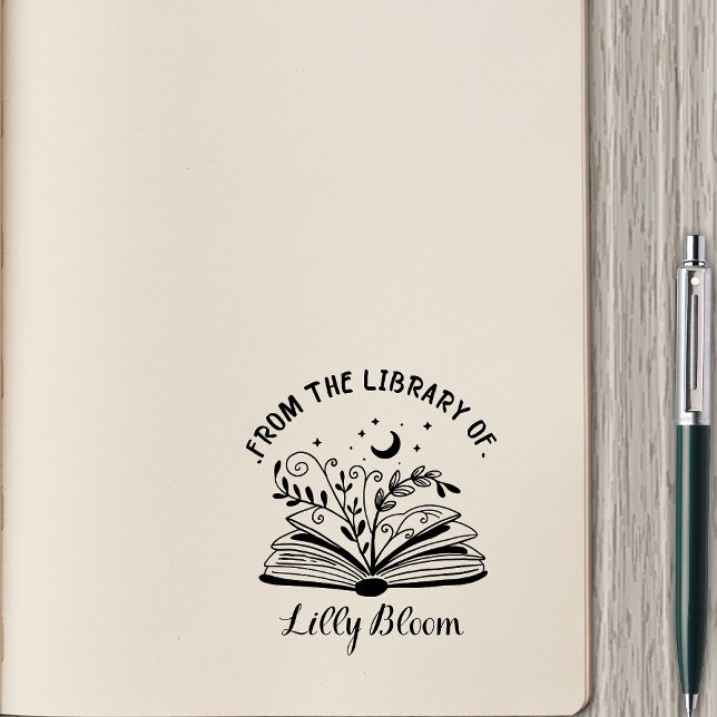 Från Bibliotek av - Personlig Namn Stämpel (Skapare uppladdad)