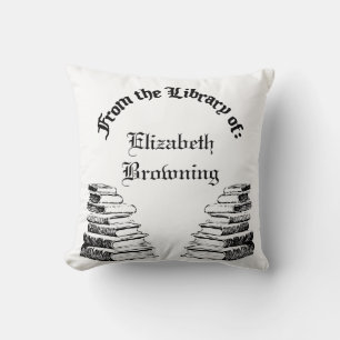 Från Bibliotek i Anpassningsbar Pillow Kudde