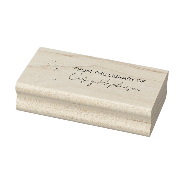 Från Bibliotek i Bok-plattan, det moderna gummiet  Stämpel (Stämpel)