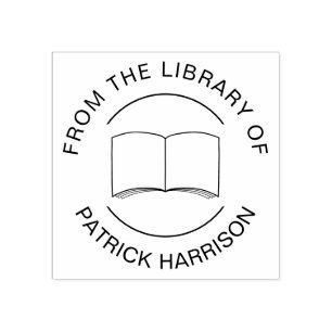 Från Bibliotek i Personlig Bok Stämpel