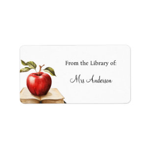 Från Bibliotek på etiketter, Bibliotek-stickers, B Adressetikett