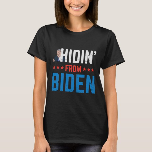 Från Biden Anti-biden Harris Creepy Joe Republican T Shirt (Framsida)