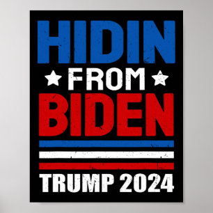 Från Biden Kids Manar Funny Anti Joe Biden Trump 2 Poster