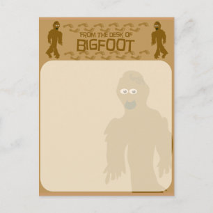 Från Bigfoots skrivbord! Vykort