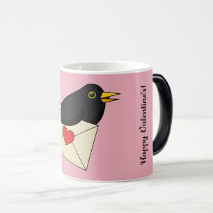Från Blackbird med Kärlek   Lägg till text Magisk Mugg
