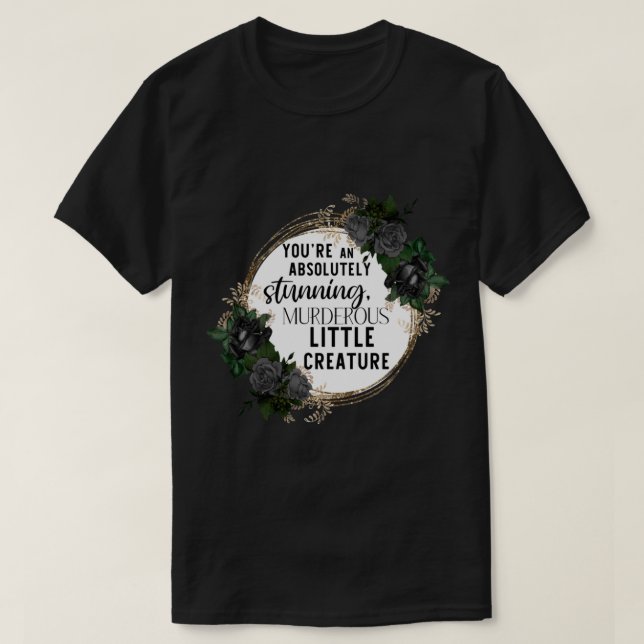 Från blodet och Ash Murderous Little Creatote Quot T Shirt (Design framsida)