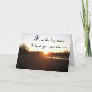 Från början till årsdag för Make Kort