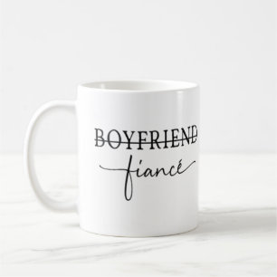 "Från Boykompis till Fiancé" Kaffemugg