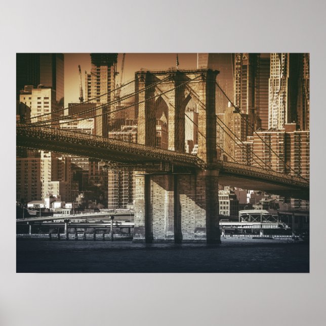 "Från Brooklyn till Manhattan" poster (Framsidan)