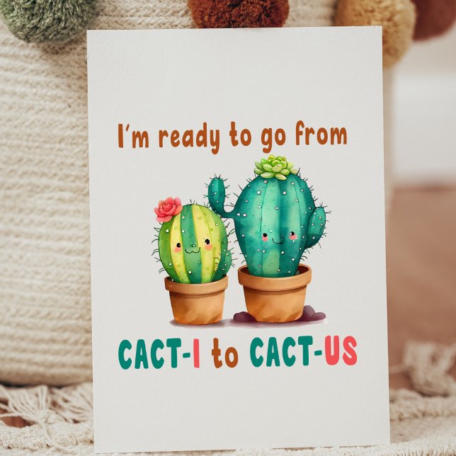 Från cact-i till cat-us, gullig Valentine Inbjudningar (Skapare uppladdad)