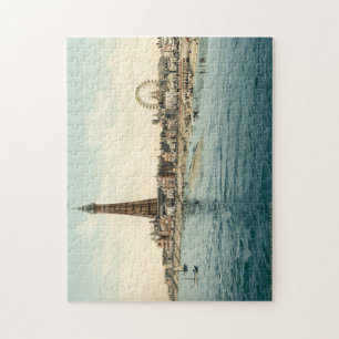 Från centralpir Blackpool, England Pussel