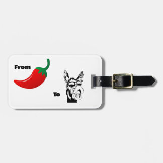 Från Chilis till Aisle Donkey Joke märkre Bagagebricka