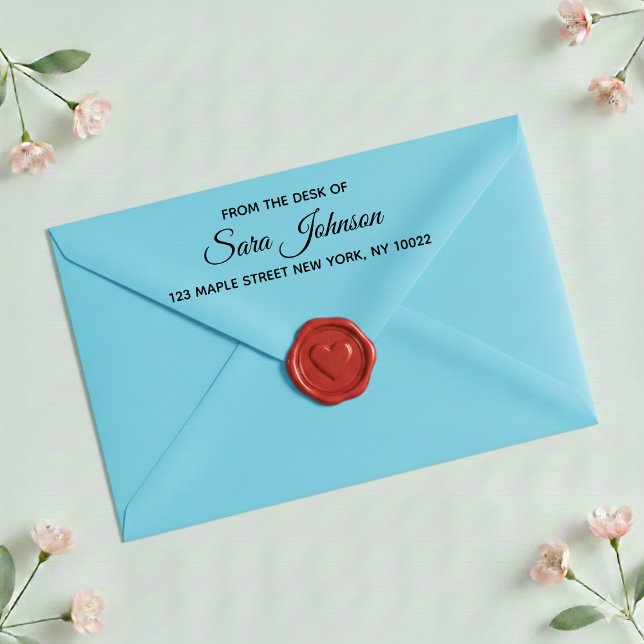 Från Custom Address Stamp skrivbord Självfärgande Stämpel (Skapare uppladdad)