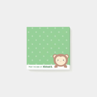 Från Cute Kawaii Tecknad Monkey Desk Post-it Block