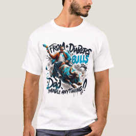 Från dagstidningar till Bull Pappa Handle Allt T-S T Shirt