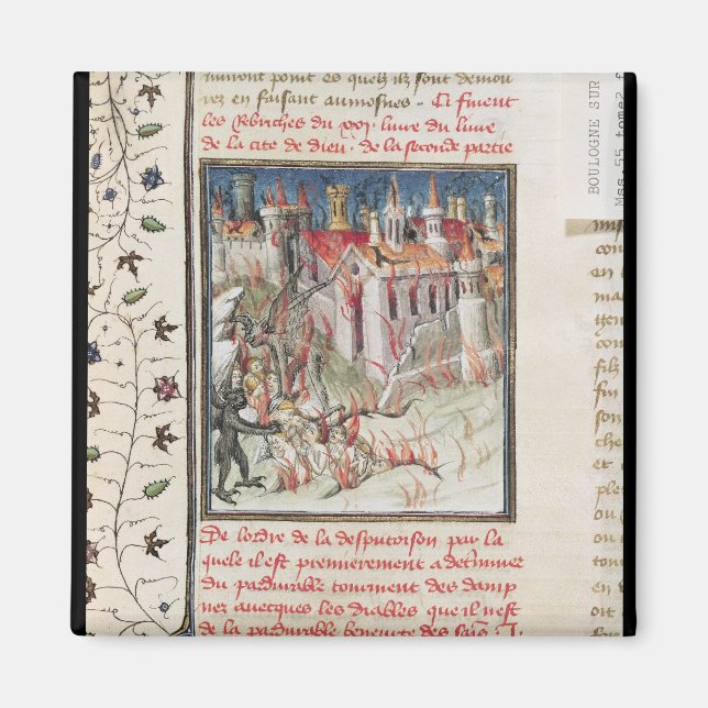 Från "De Civitate Dei" av St. Augustine Magnet (Framsidan)