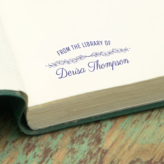 Från de personliga bibliotekarierna självfärgande stämpel (From the Librarians of Personalized Self-inking Stamp)
