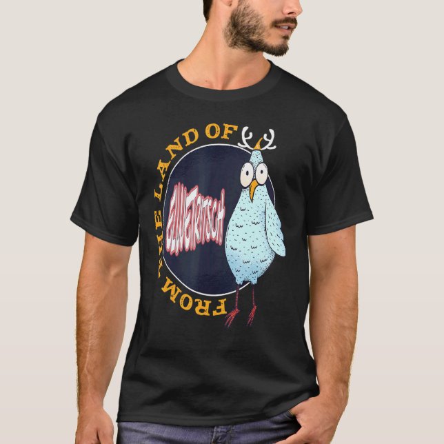 Från delstaten Elwetritsch Palatine Mouthbit D T Shirt (Framsida)